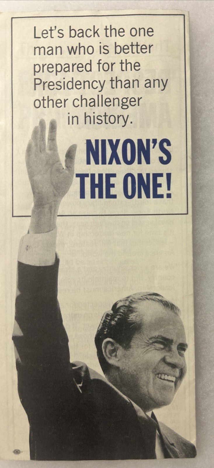 Richard Nixon political handout