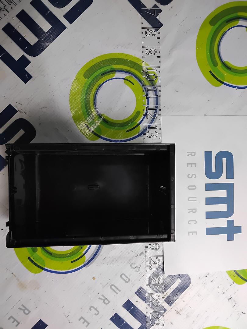 PLASTIC STACKABLE BLACK BINS 4 1/8 X 7 3/8 X 3 H