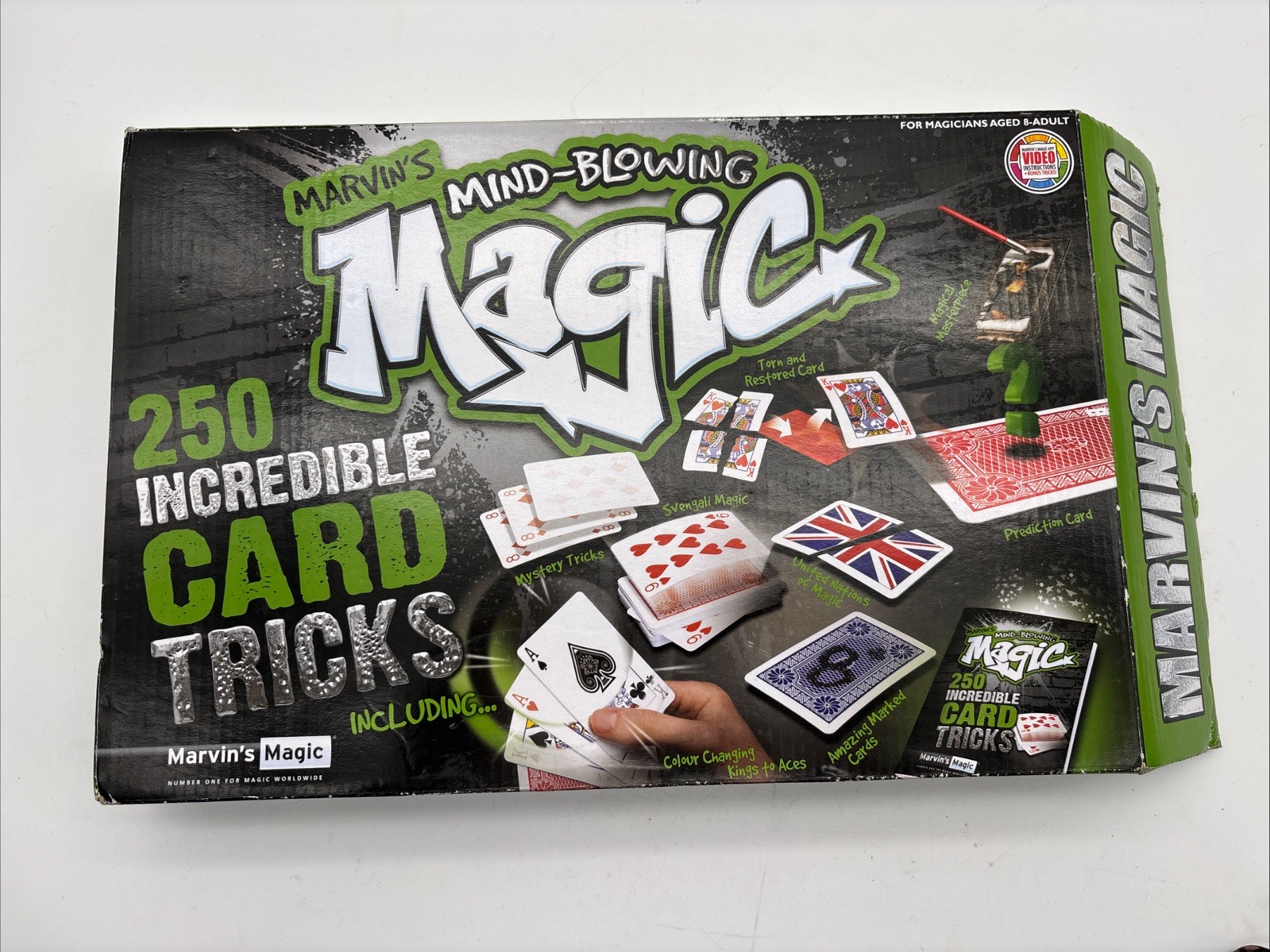 Marvin's Magic - Ultimate 250 Card Tricks Set - Ages 8 Up, Adults Opened Read