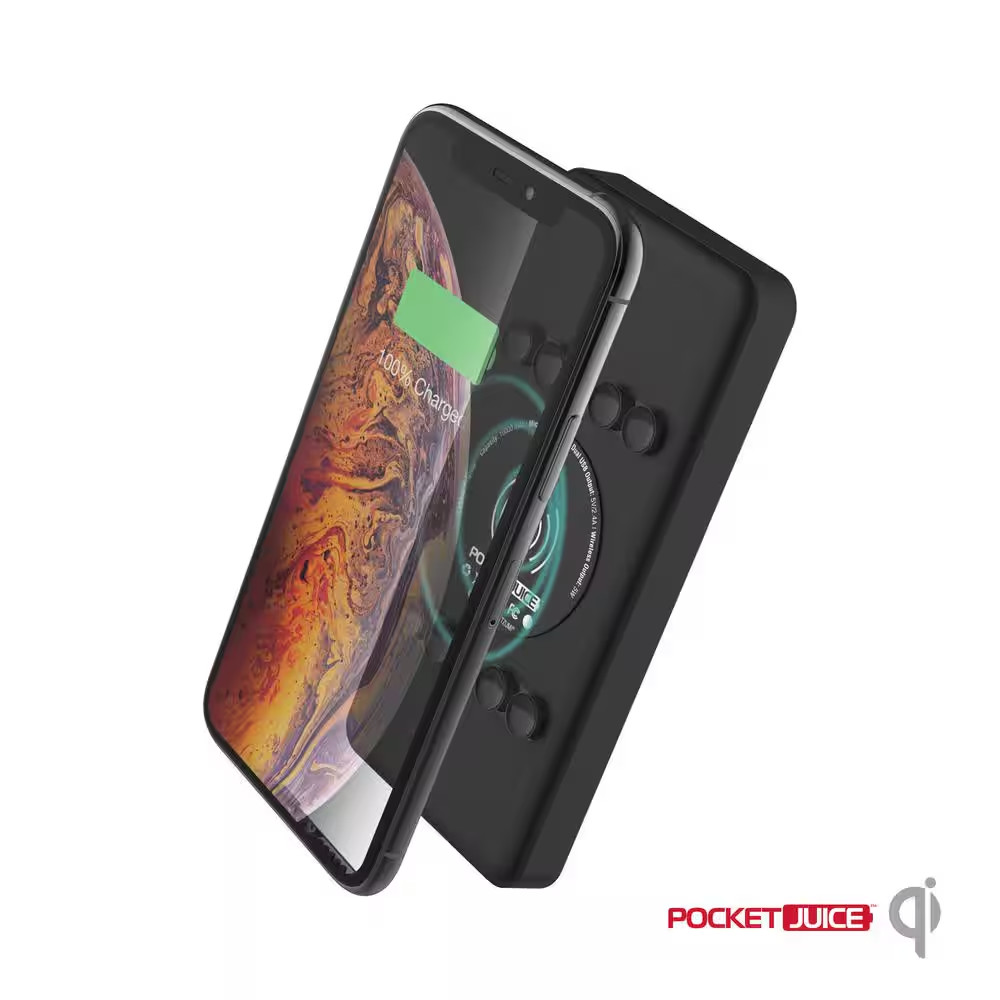 10,000 Mah Wireless Pocket Juice