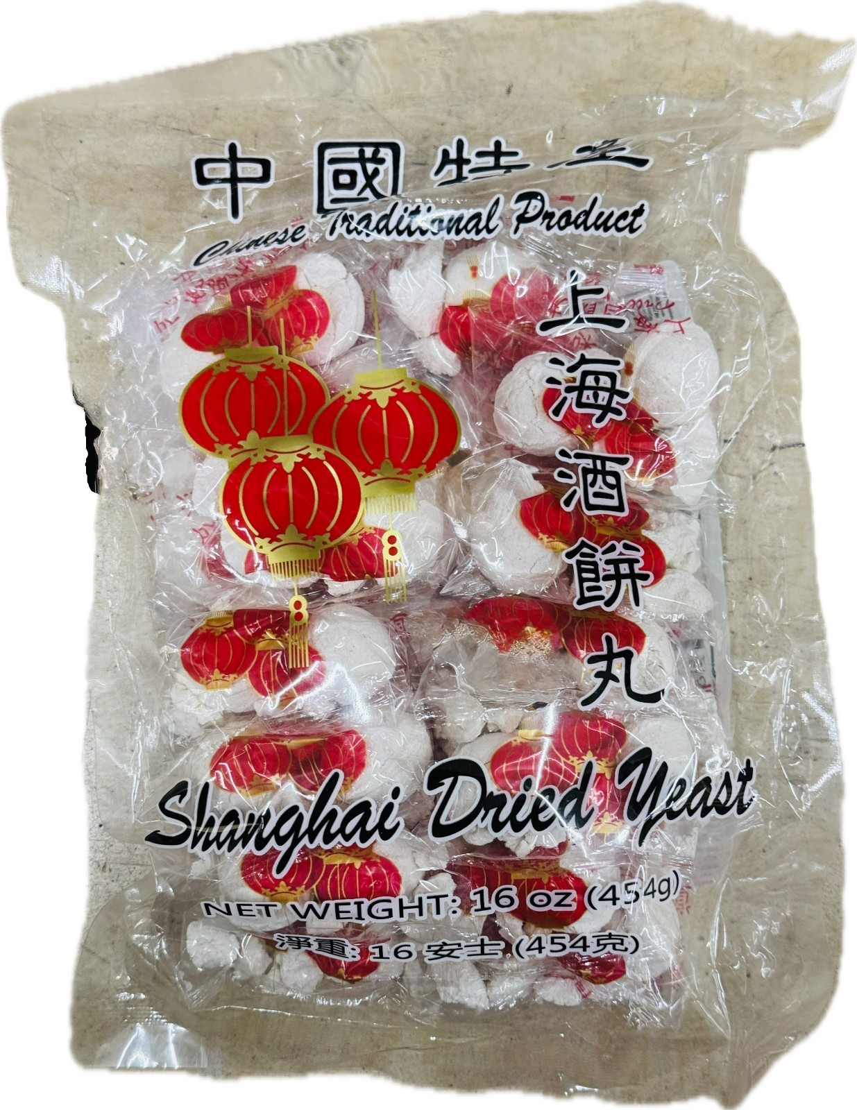 16oz Three Red Lantern Shanghai Dried Yeast Rice Wine Fermentation Starter