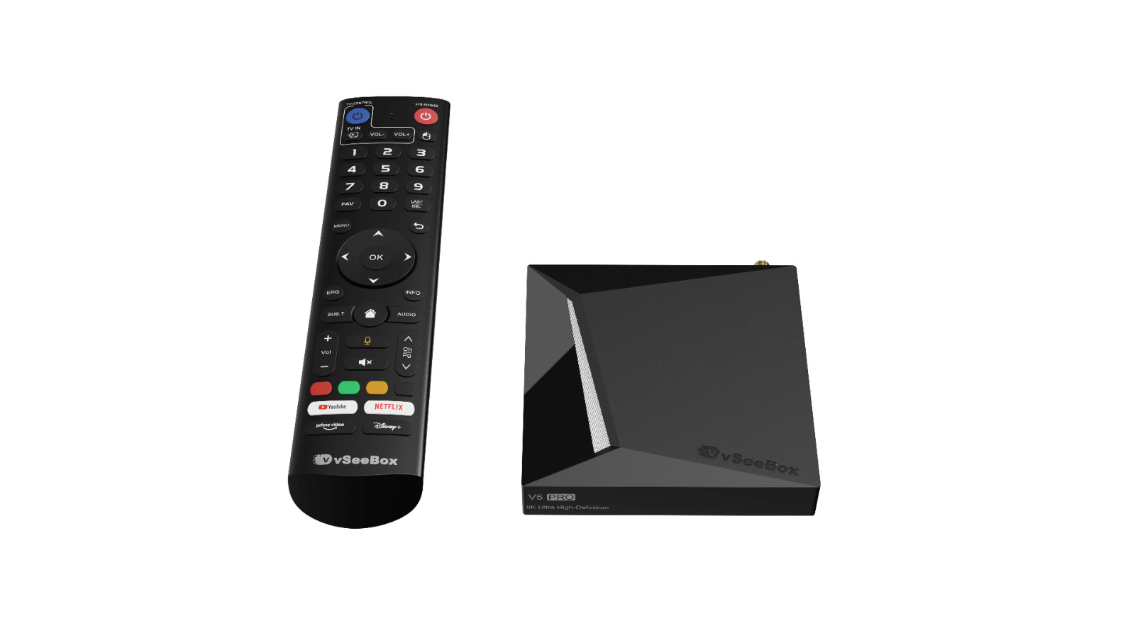 Vseebox V5 Pro TV Streaming Box Android System WiFi Bluetooth Media Player