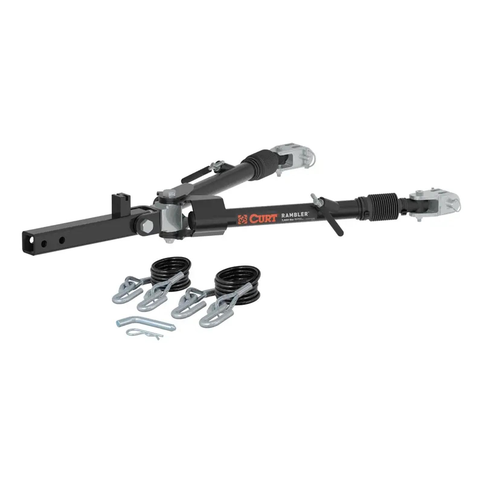 Curt Rambler Steel RV Tow Bar 7500 lb; 2" Shank