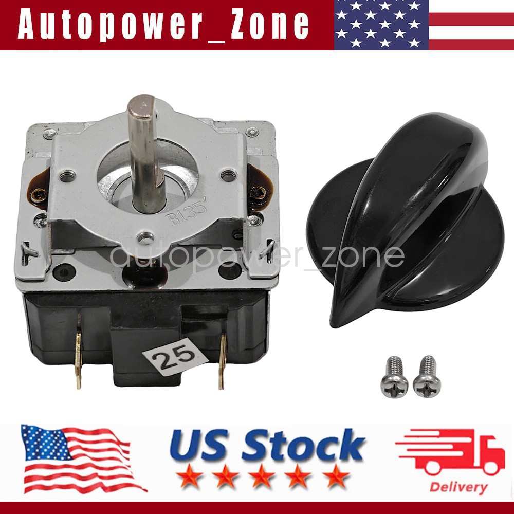 BATTERY CHARGER MECHANICAL TIMER KIT 135 MINUTE W/knob For SCHUMACHER 0099000094