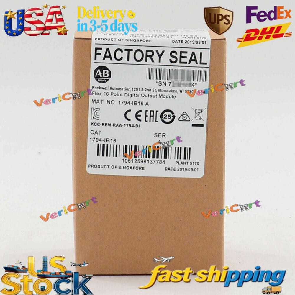 Allen-Bradley 1794-IB16 1794IB16 SER A Flex I/O Input Module US Free Tax