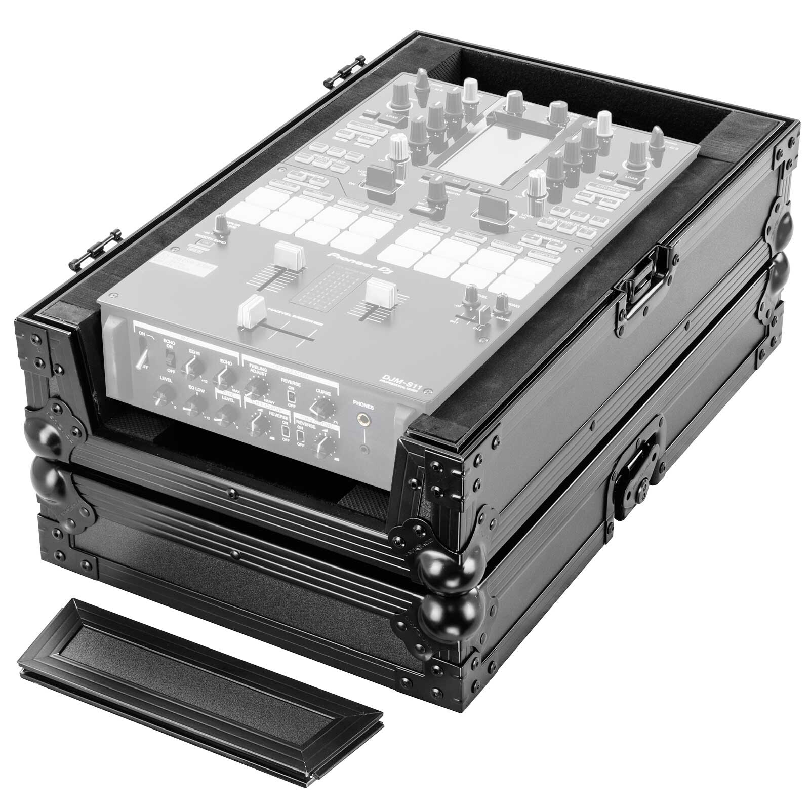 Odyssey FZDJMS11BL Flight Road Case in Black to fit Pioneer DJM-S11 Mixer idjnow
