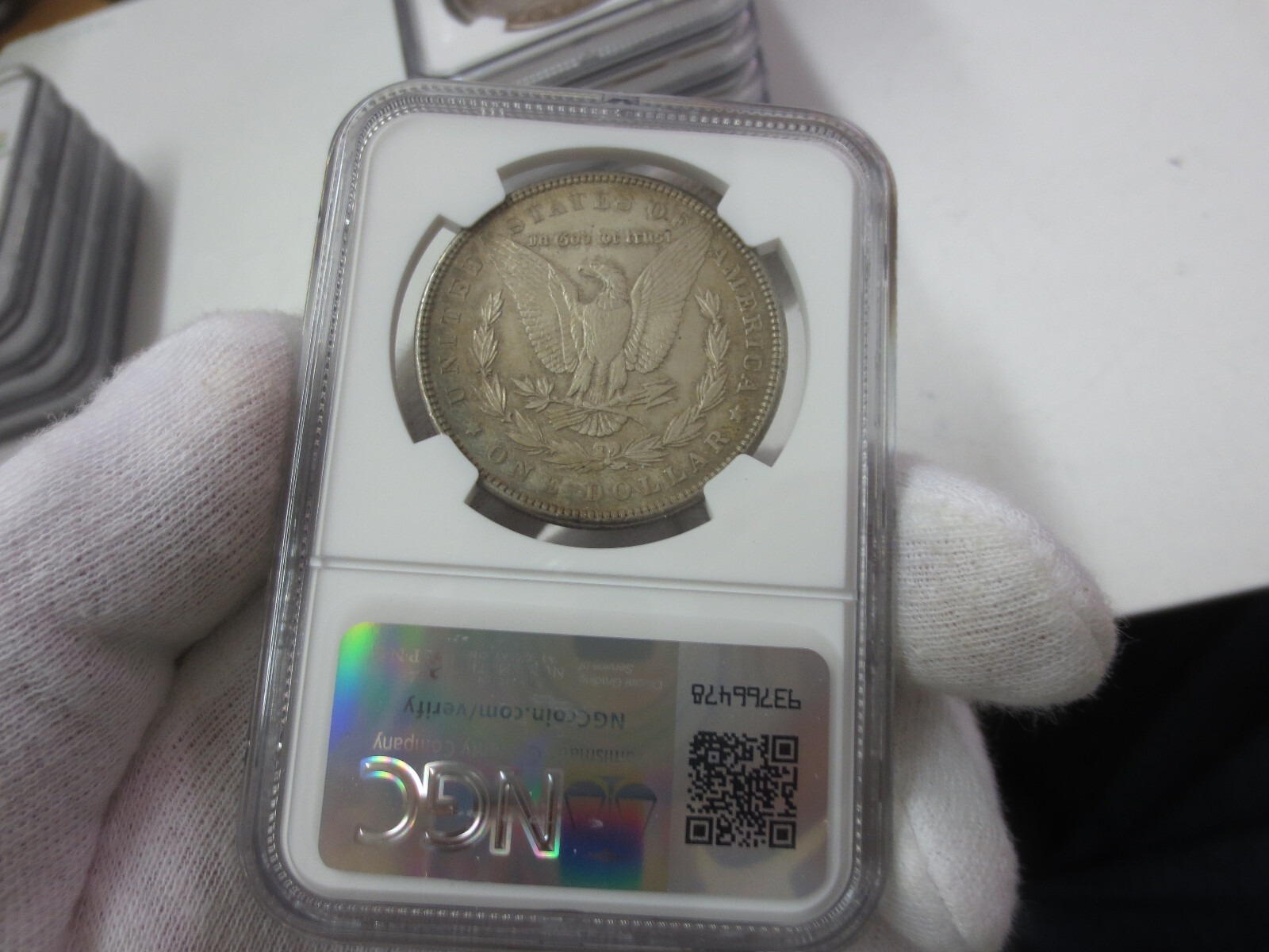 1889P Morgan Dollar NGC MS62 (024) (Nice Original Toning)