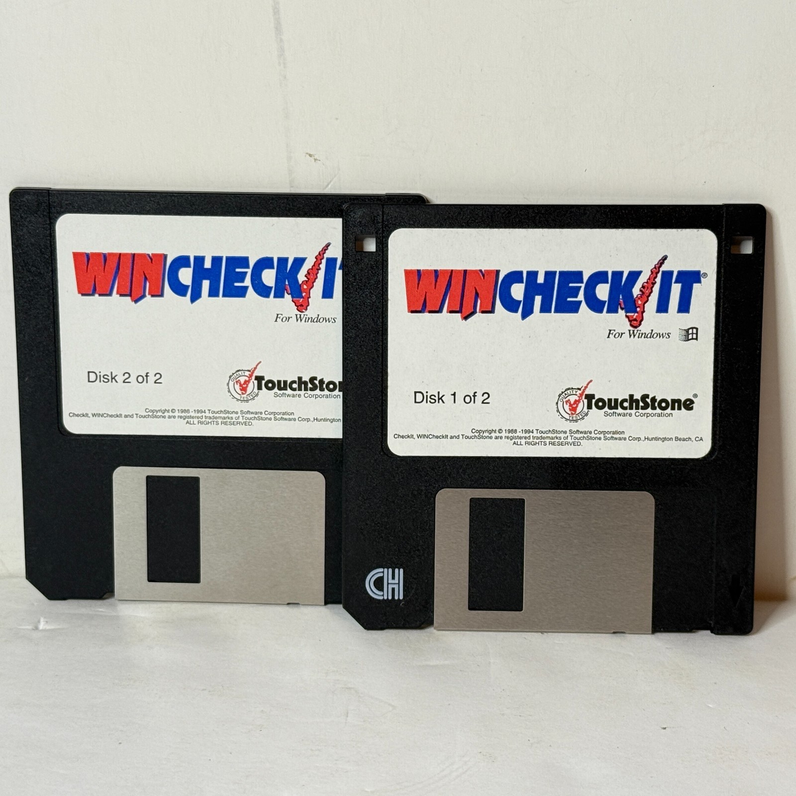 Win Check It for Windows ©1994 TouchStone 3.5" Floppy Software *B2G1*