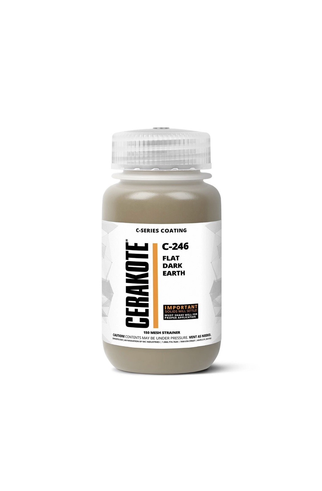 CERAKOTE® C-SERIES Air Cure Ceramic Coating C-246 Flat Dark Earth (4oz)