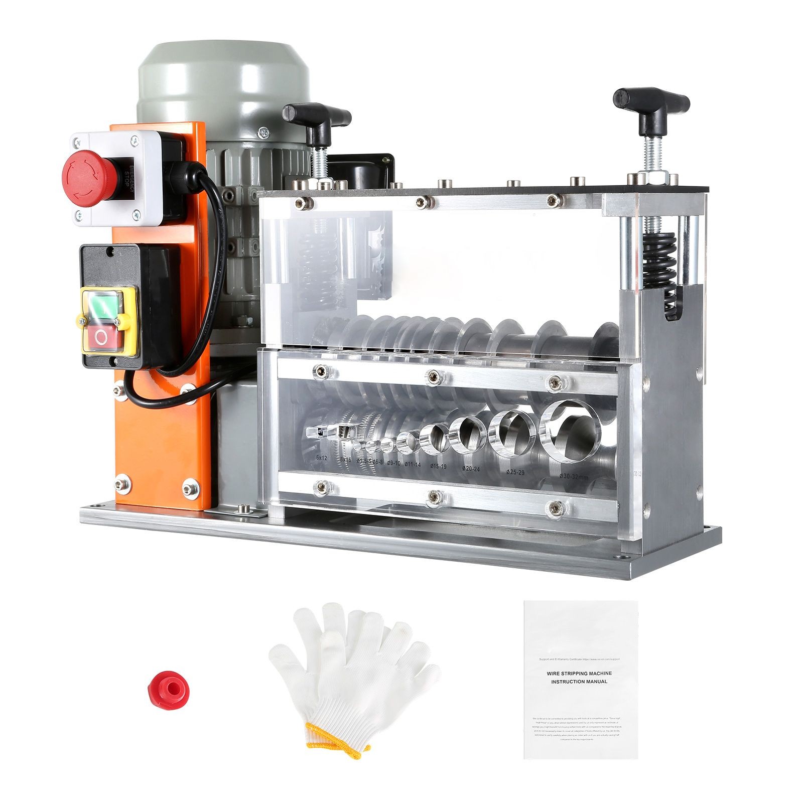 750W Automatic Wire Stripper 0.06-1.57in 10 Channels Visible Depth
