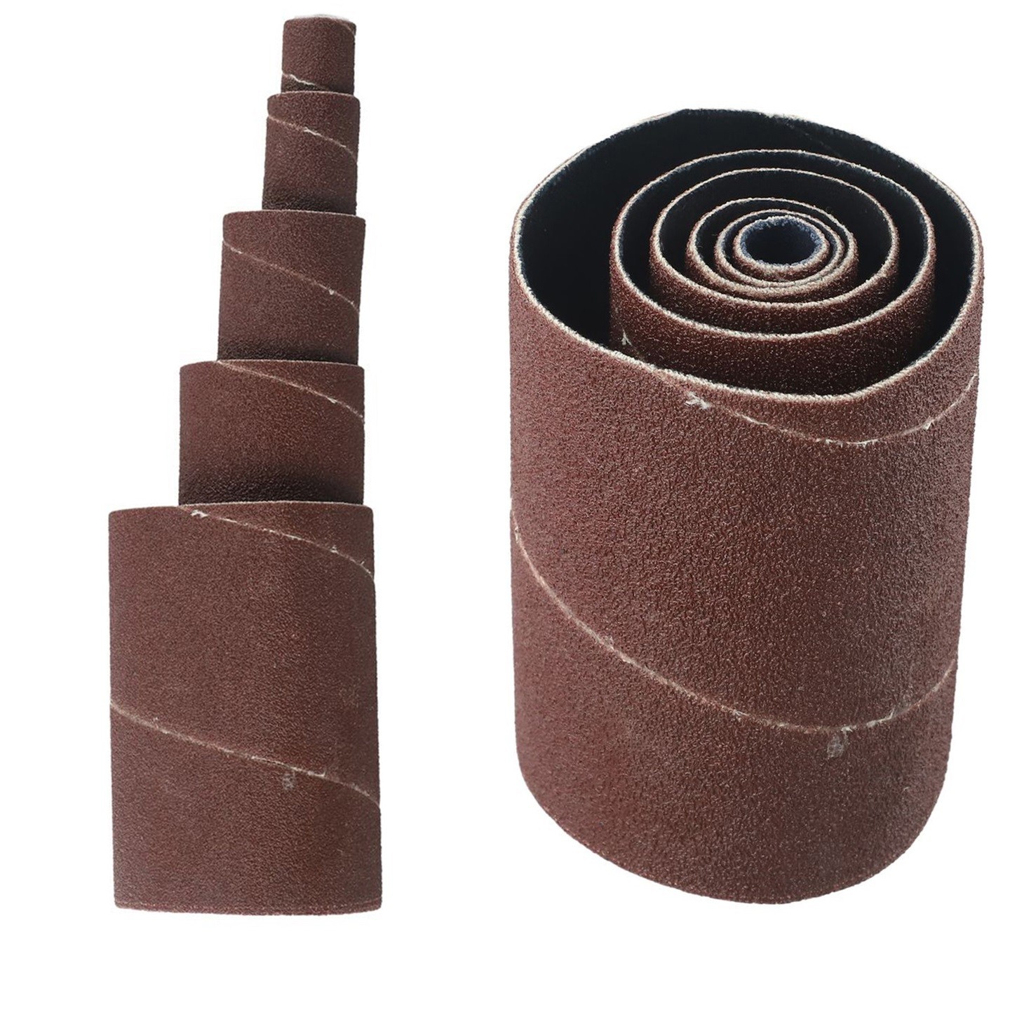 Multi Grit 4 5inch Sanding Drum Sleeves Pack of 5 for Woodworking Projects