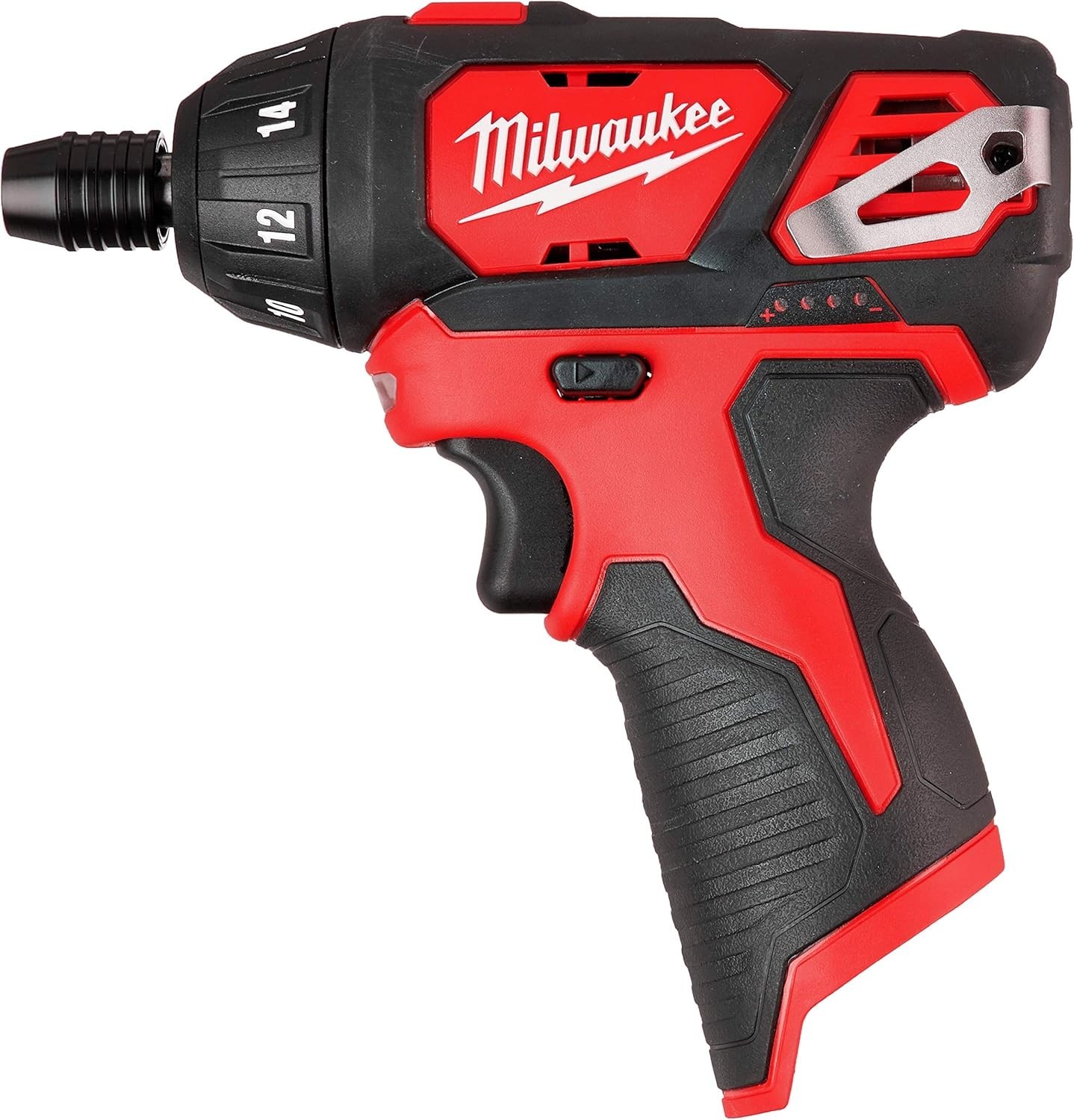 12V Cordless 1/4in Hex Screwdriver Tool Only Lithium Ion Compact Driver