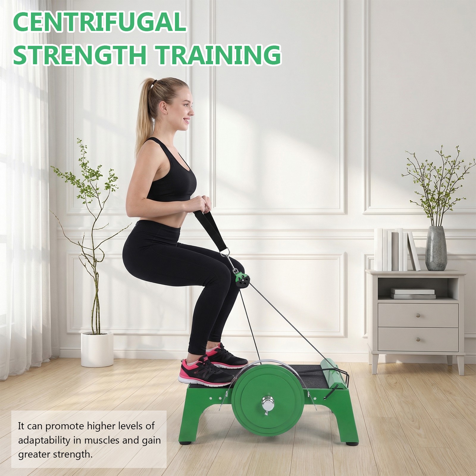 Gym Flywheel Trainer Centrifuge, Full Body Workouts System for Home, Office