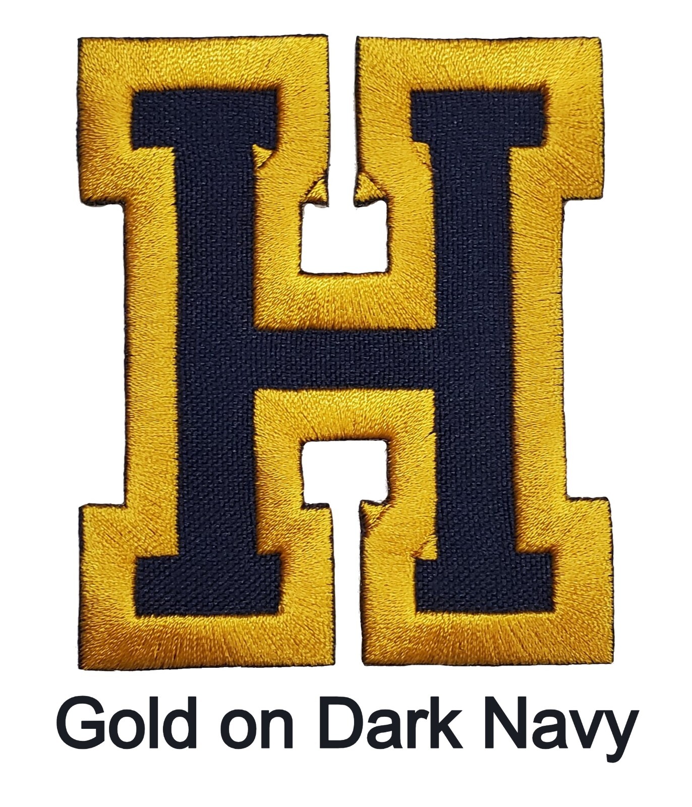 Letters 3" College Varsity Letterman Embroidered Iron On Patch Customize Colors