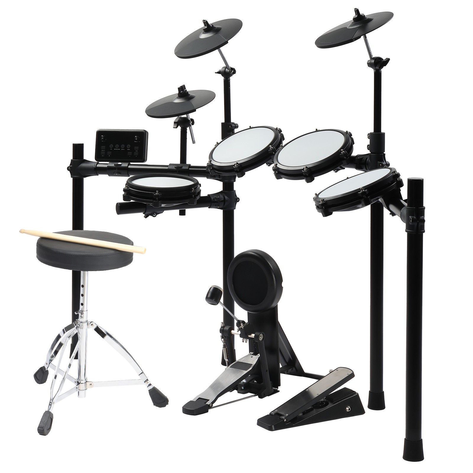 Ktaxon Electronic Drum Set  with 4 x 8in Drum Pads,Drum Module, Headphones