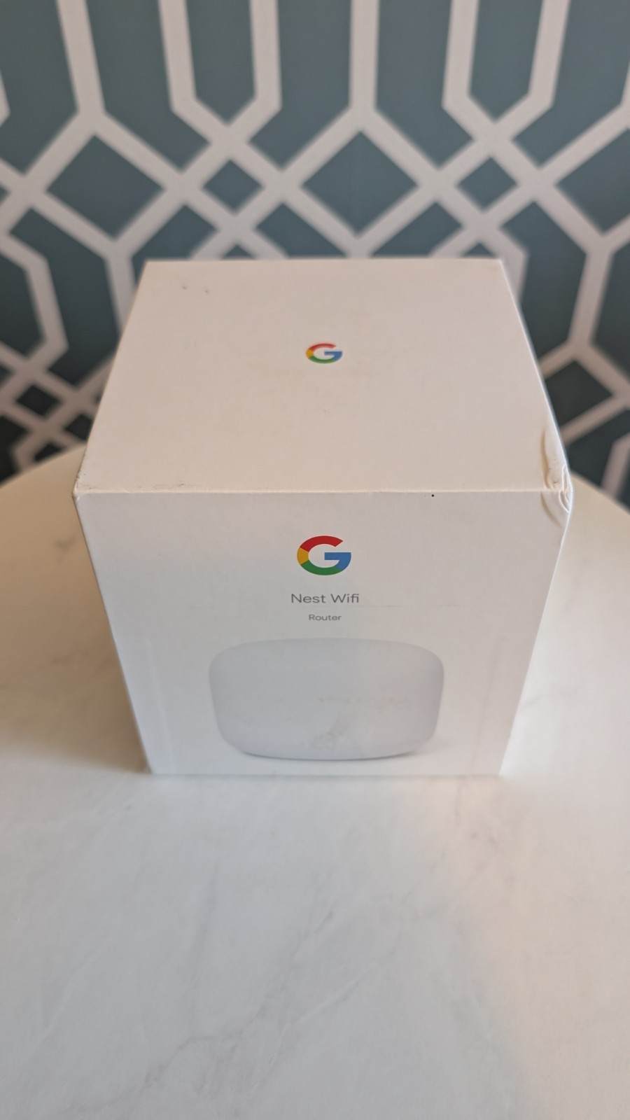 Google Nest Wifi Router AC2200 Model H2D Snow White in Original Box w/ Power