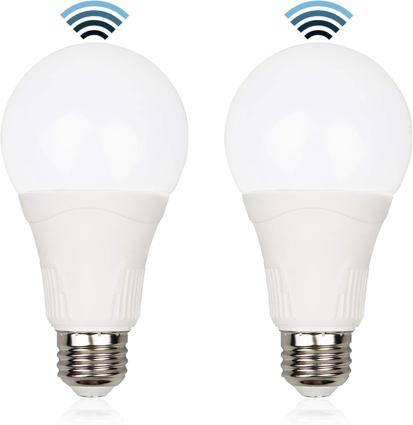 GREENIC Motion Sensor Light Bulbs Outdoor, 15W (100W Equivalent) 1500LM 3000K Wa