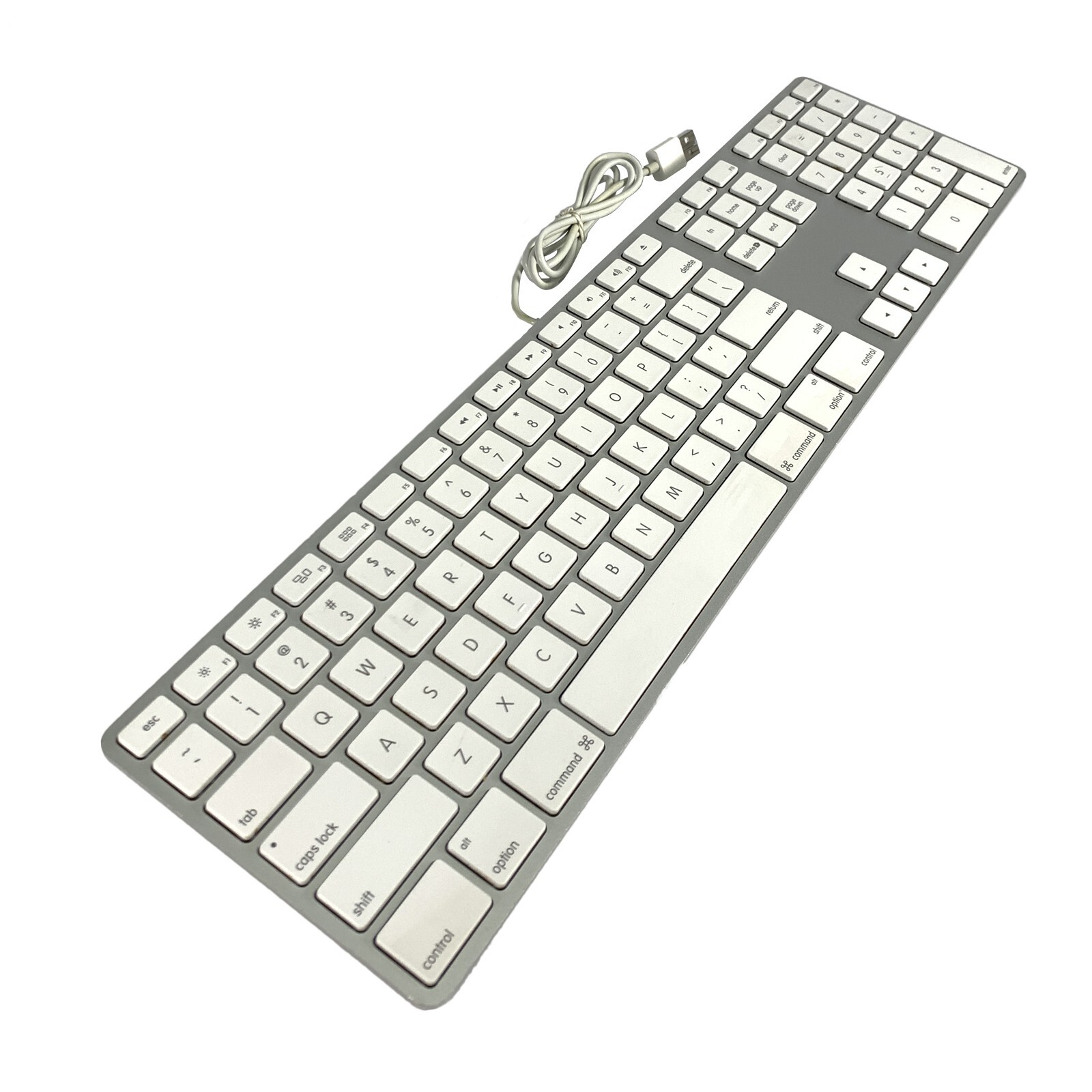 Genuine Apple A1243 Wired USB Keyboard for iMac Mac Mini Mac Pro w/Keypad