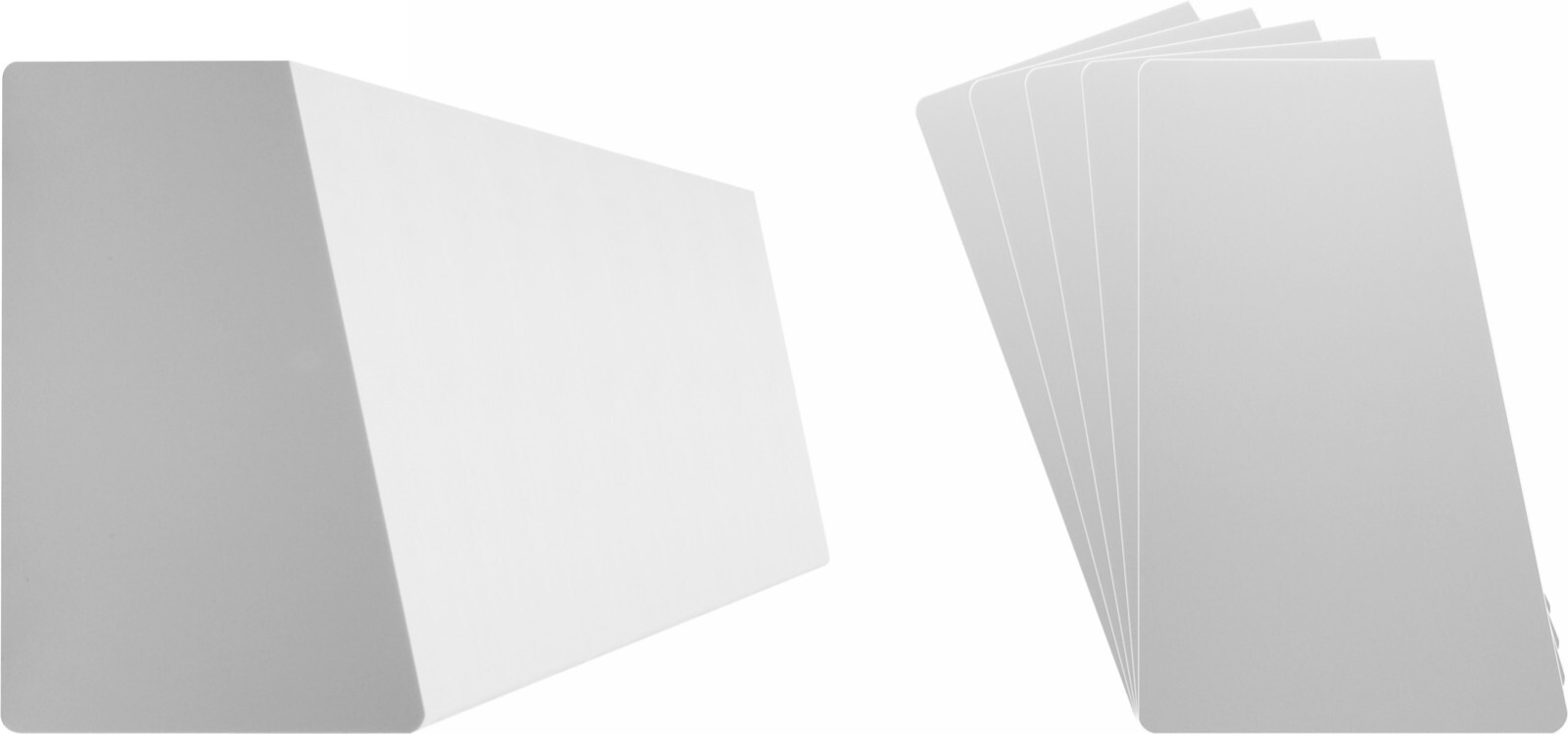 (300) Comic Book Bin Index Divider Cards - Sloped 7"x11" White HEAVY DUTY 40mil