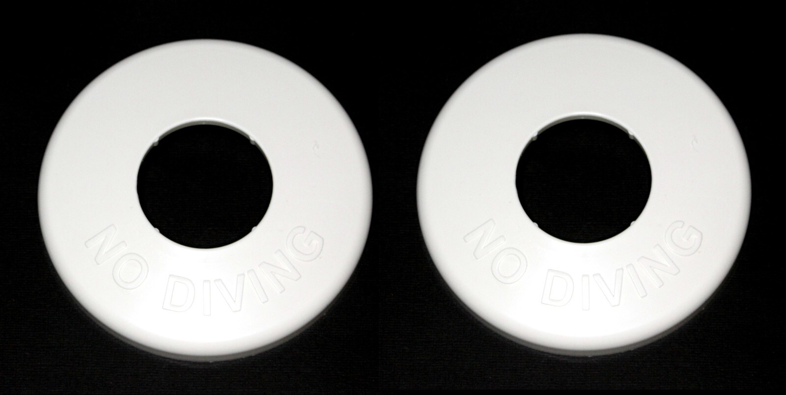 2 Pool Spa Ladder Hand Rail Escutcheon Plate Replace Hayward SP1041 No Diving