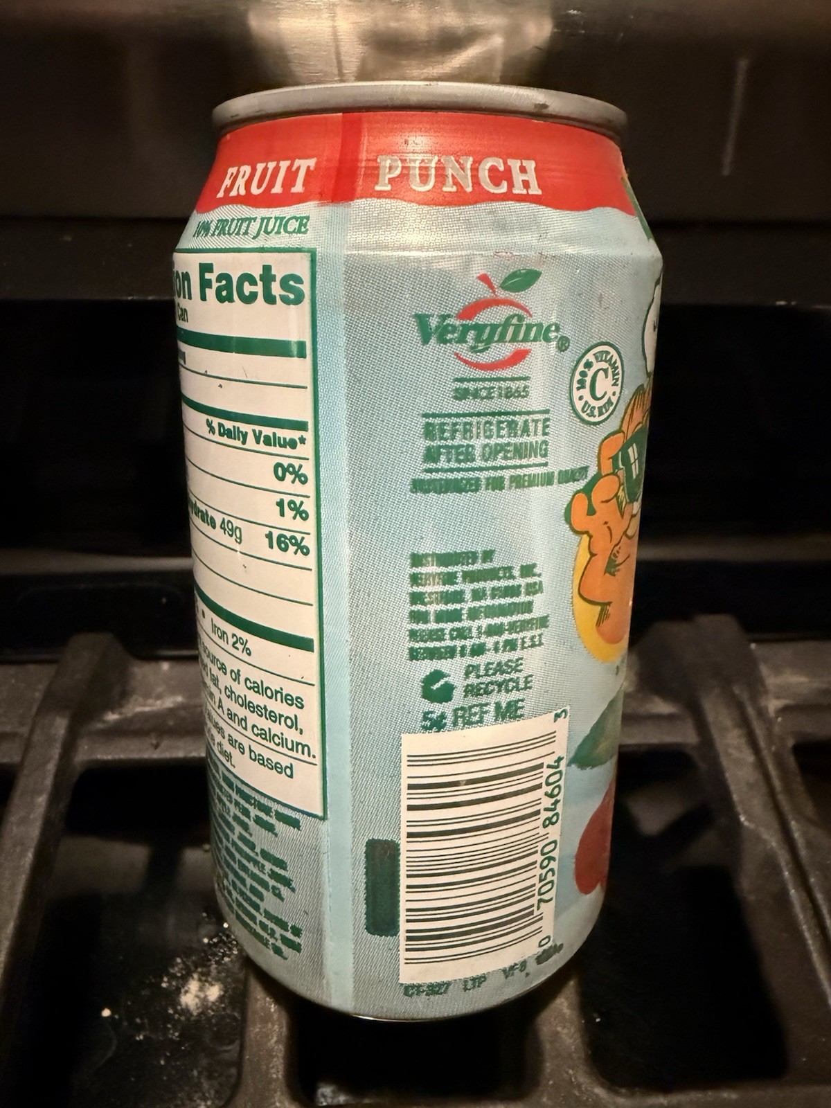 VERYFINE Soda 🥤 Can FRUIT 🍉 PUNCH 🥊