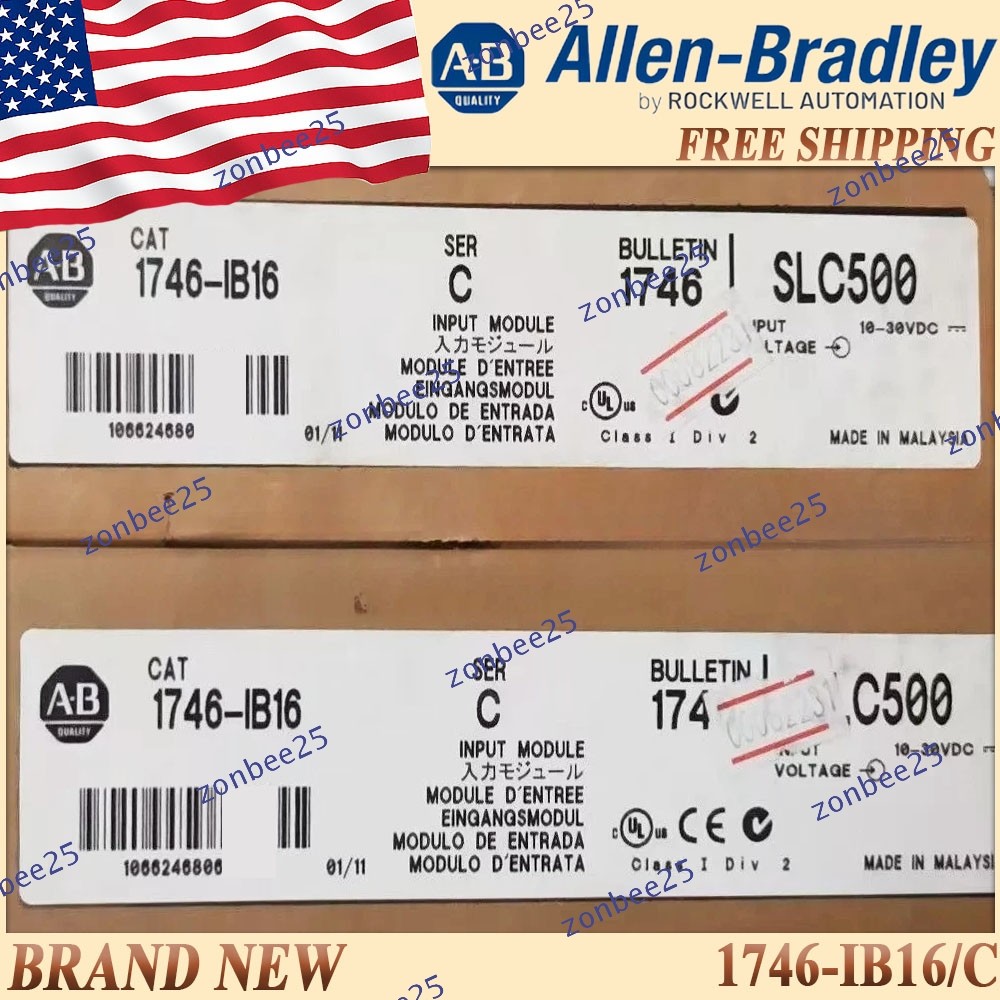 New Sealed 1746-IB16/C SLC 500 Digital Input Module PLC US Stock Free Shipping