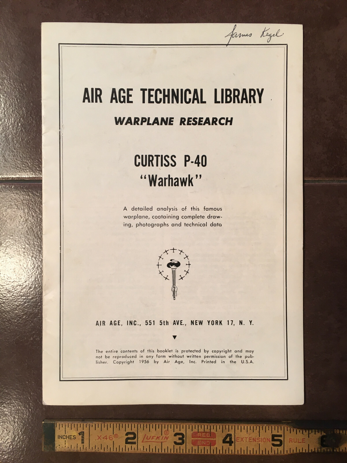 Curtiss P-40 Warhawk Detailed Analysis Booklet from Air Age Technical Library