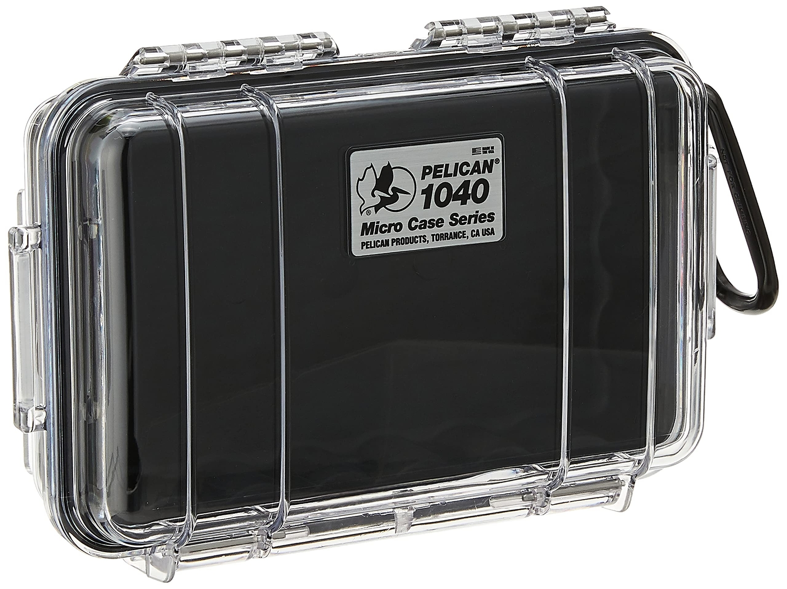 Pelican 1040 Micro Case, For iPhone 4, Water Resistant (Black/Clear), Model:1...