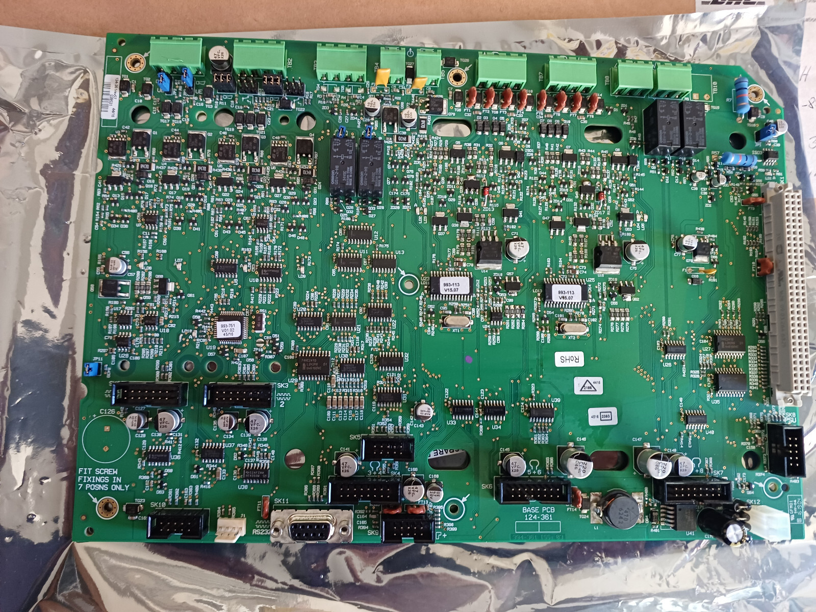 Notifier Base Board Kid Spare Base PCA ID3k Unused