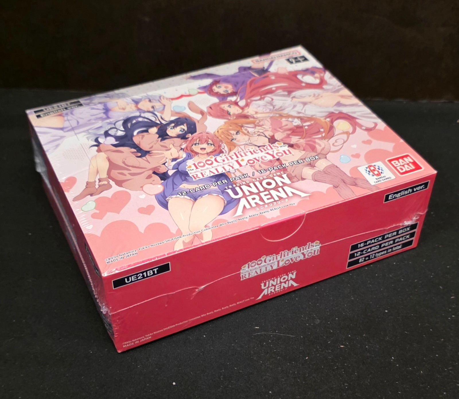 Union Arena 100 Girlfriends Really Love You SEALED BOOSTER BOX English UE21BT