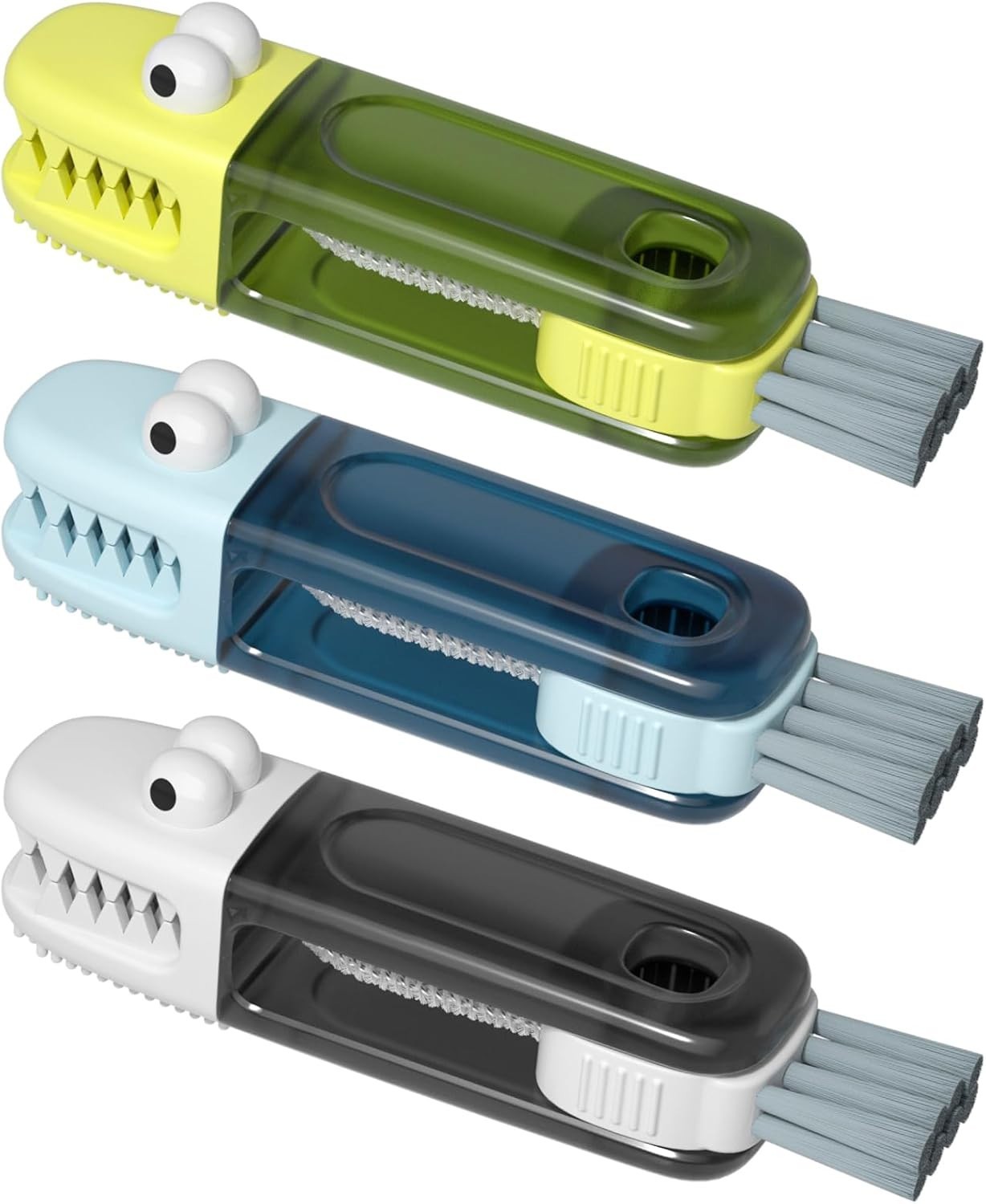 Cleaning Brush Set 3 in 1 Bottle Lid Gap Crevice Multiuse Brush Kitchen Tools