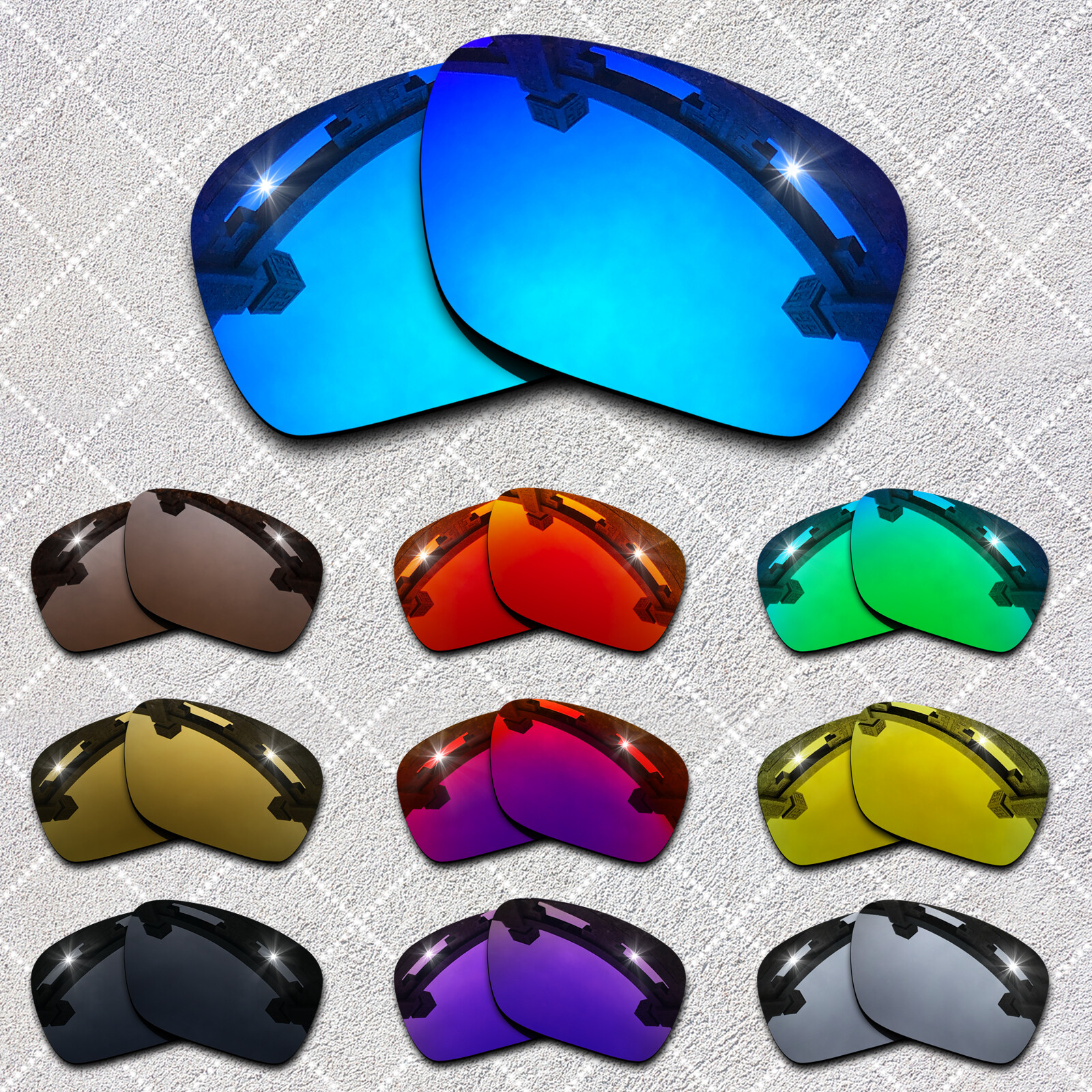HeyRay Replacement Lenses for Smith Challis Sunglasses Polarized-Opt
