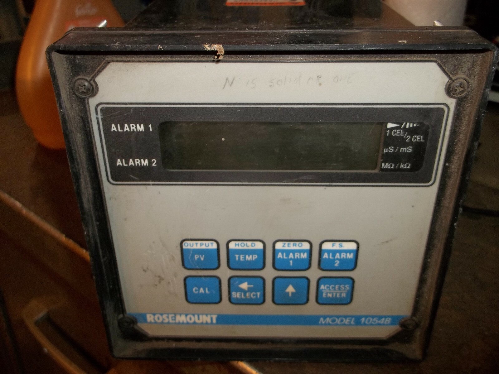 ROSEMOUNT 1054BDC ANALYZER 115/230V 50/60HZ S/W 20.0.3  0.100 AMPS (LL4)