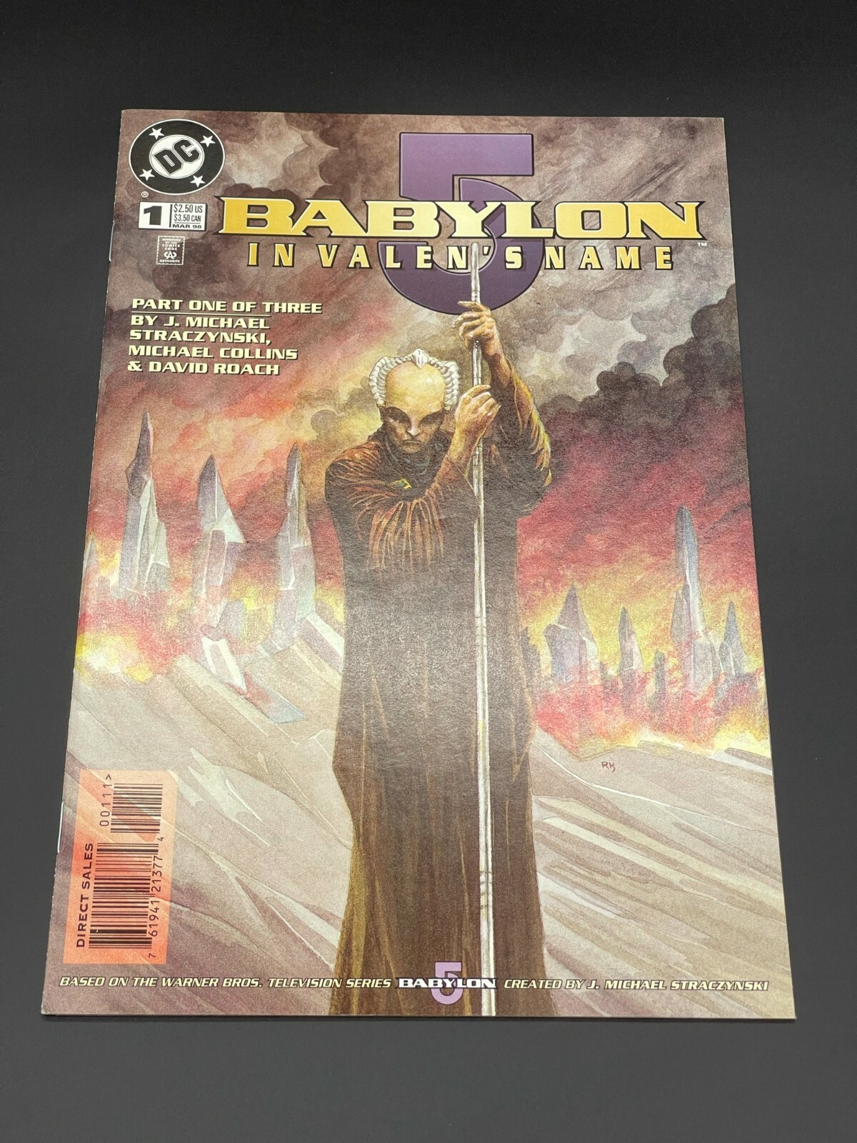Babylon 5 In Valen's Name Part One Dc Comic Book March 1998 Issue 1
