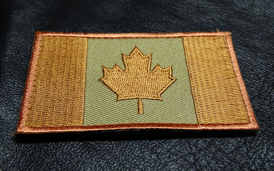 CANADA FLAG  ARMY MILITARY 3.0 INCH TACTICAL COMBAT HOOK LOOP CANADIAN PATCH