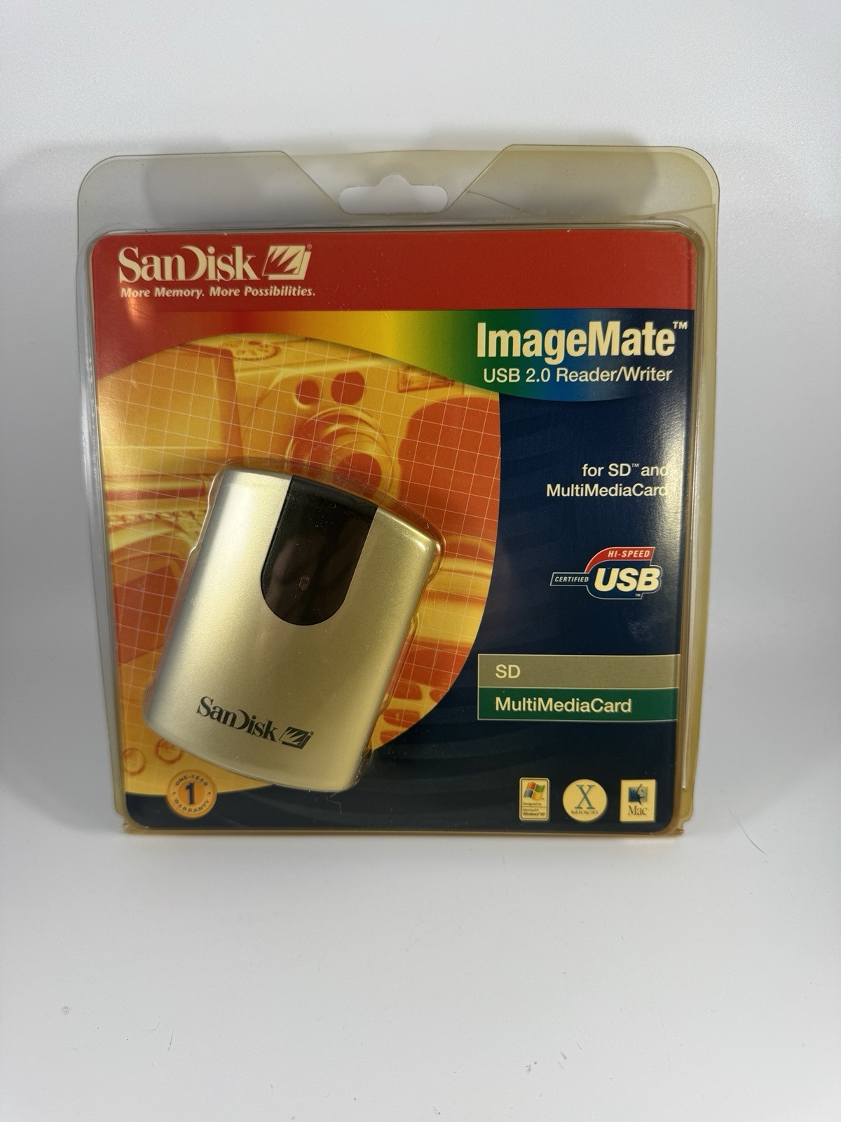 NEW SanDisk ImageMate USB 2.0 Reader/Writer SD Multi Media Card SDDR 93-07