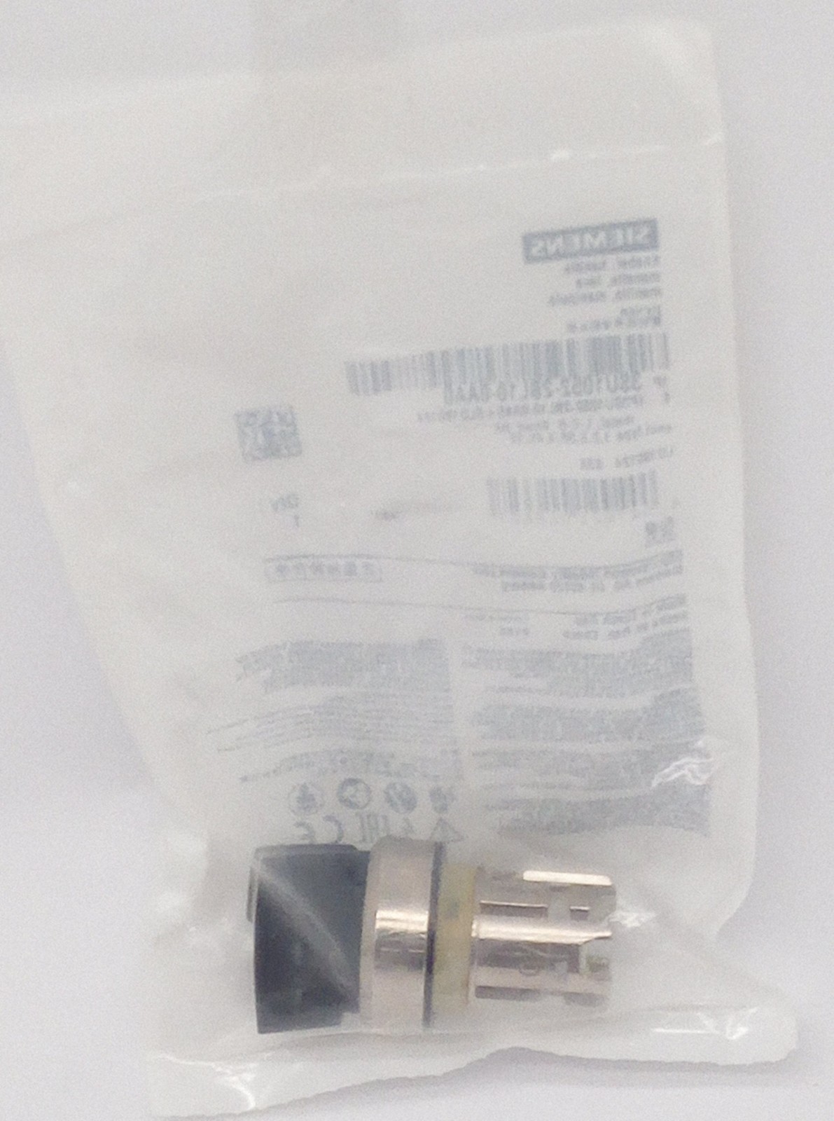 Siemens 3SU1052-2BL10-0AA0 3-Position Illuminable Selector Switch