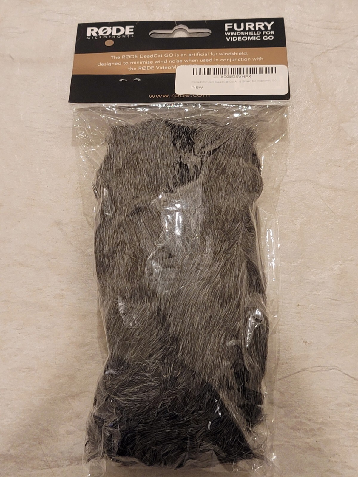 Rode DDC-GO DeadCat Go Artificial Fur Microphone Wind Shield for VideoMic GO