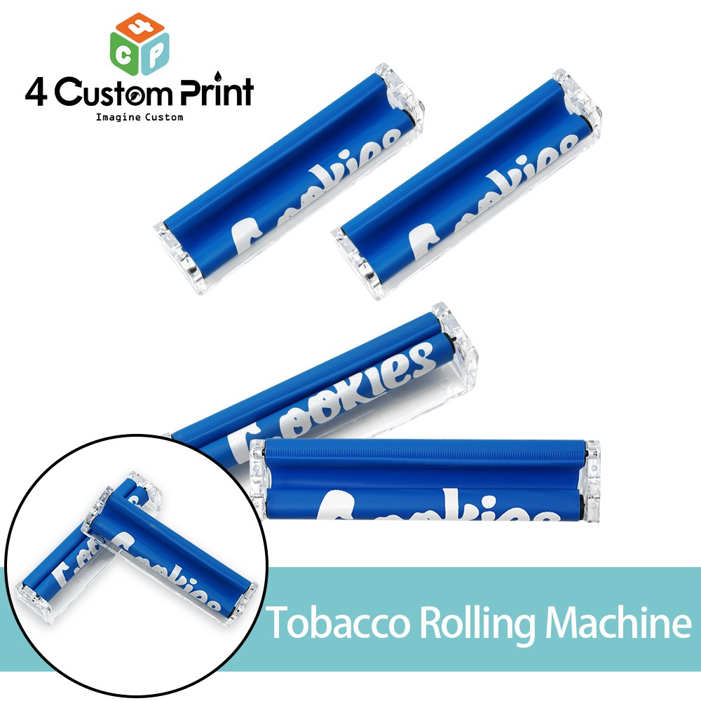 2 pcs King Size 110mm Cigar Cigarette Phatty Phat Rolling Machine - BLUE ROLLER