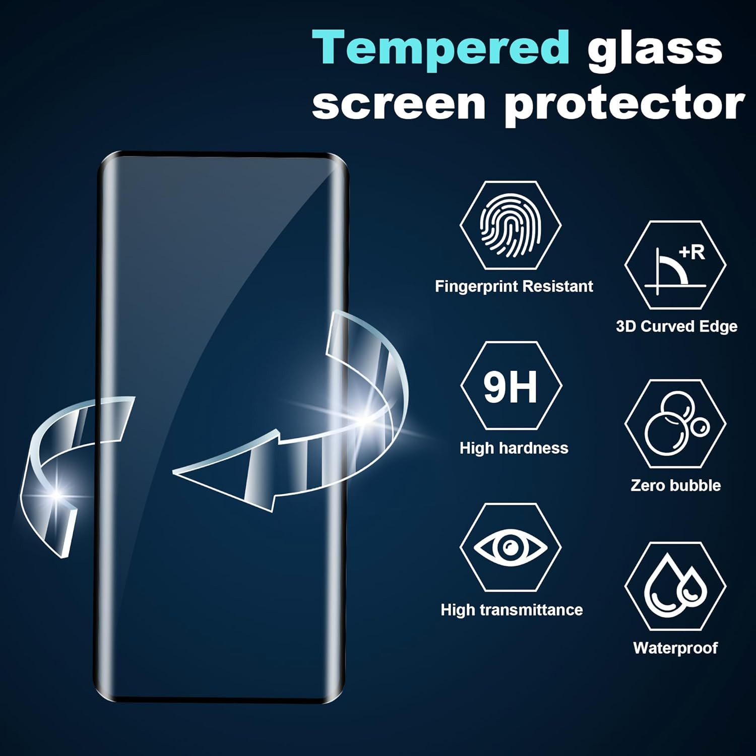 (2 Pack) Designed for Motorola Moto Edge 2025 Screen Protector(Not Plus/+),3D Te
