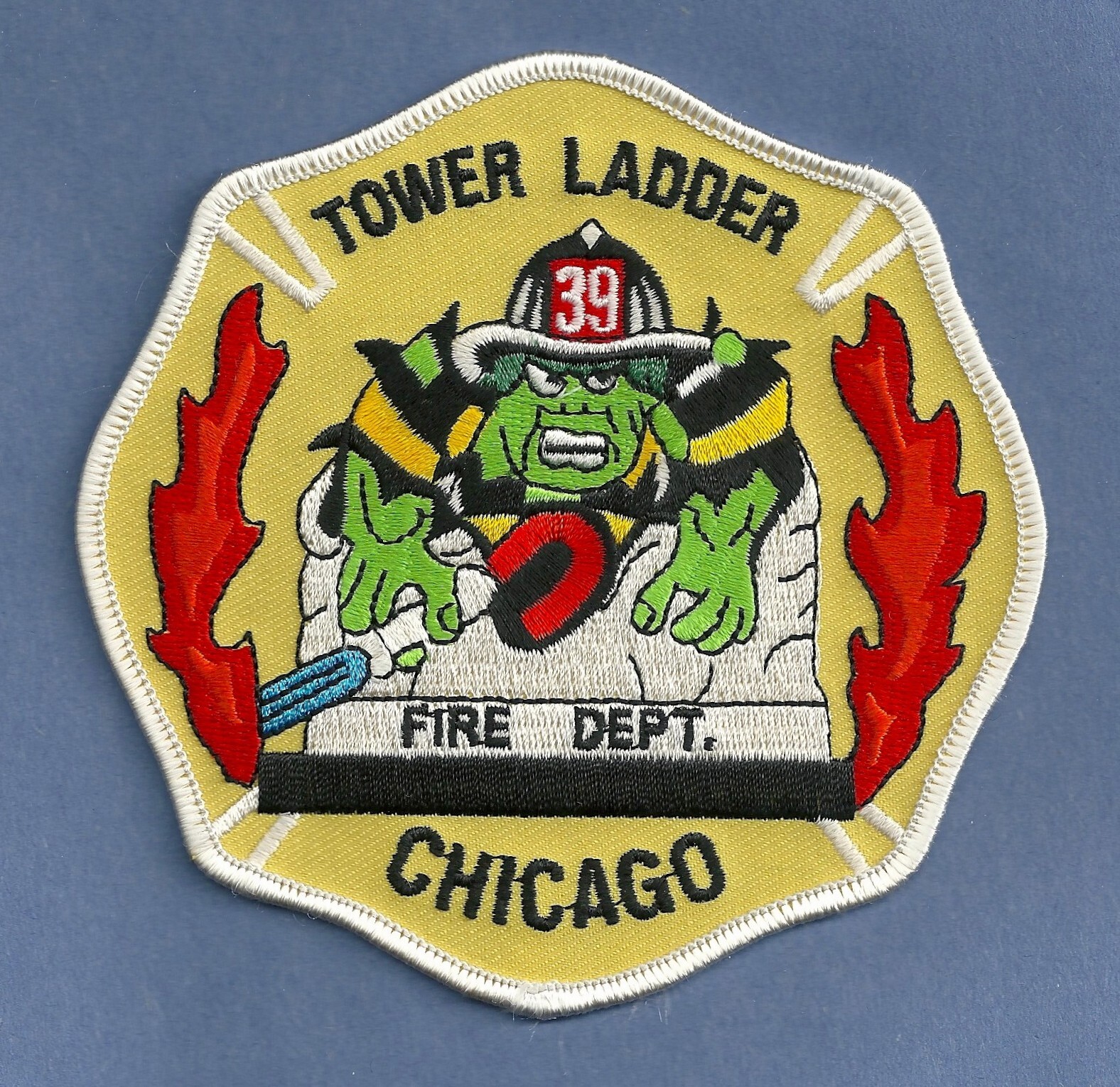 CHICAGO TOWER LADDER COMPANY 39 FIRE PATCH THE HULK