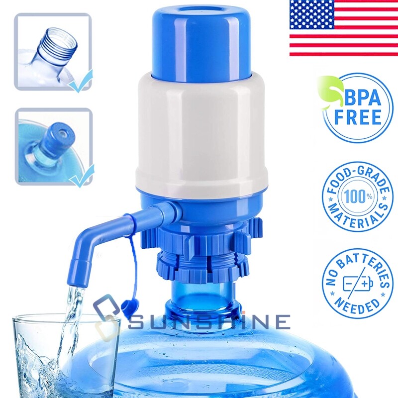 5-Gallon Water Bottles Pump Manual Hand Pressure Drinking Fountain Pressure Pump