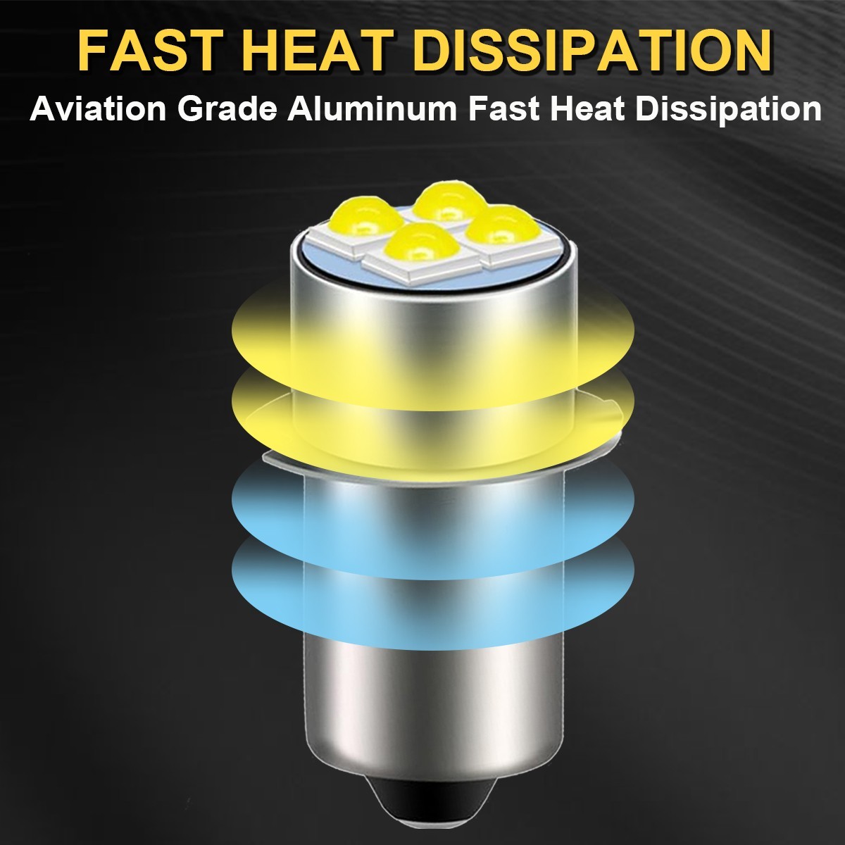 2Pcs P13.5S 19.2V LED Bulb Replace For CRAFTSMAN 315.113913 Flashlight Worklight