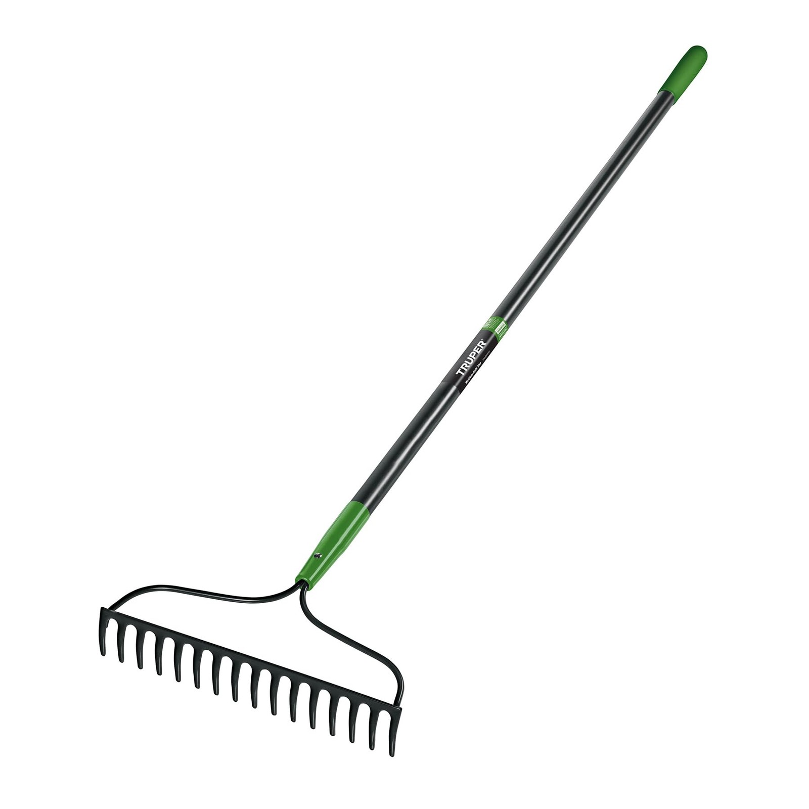 Best Truper Tru Tough 16-Tine Welded Bow Rake, 60-Inch Fiberglass Handle with