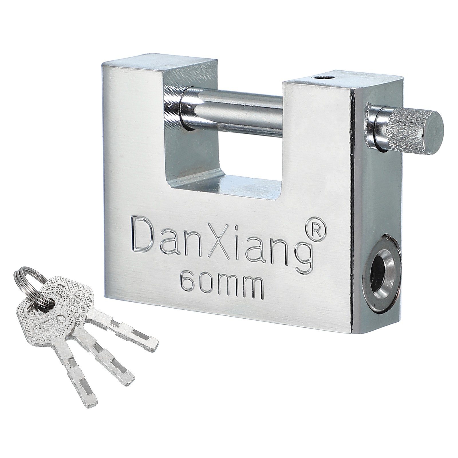 60mm (2-3/8")Steel Padlocks Keyed Different Pin Tumbler Padlock with Key