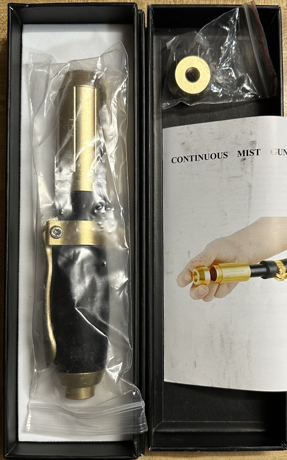 Continuous mist gun