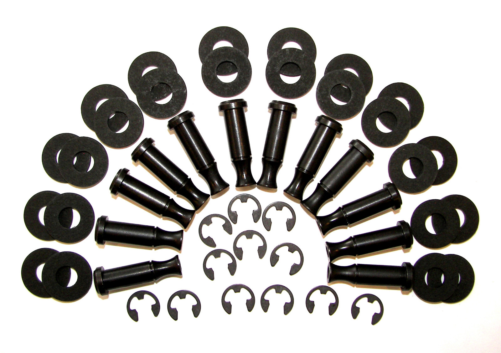 12 Tattoo Machine Blk Step Down Stilt Coil Cores w/ Black Phenolic washer 1 1/4"