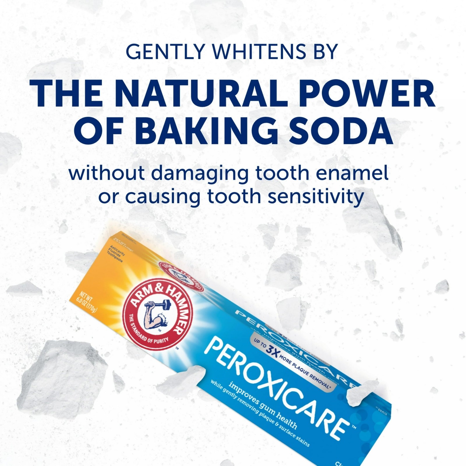 Arm & Hammer Peroxicare Tartar Control Toothpaste Clean Fresh Mint 6oz (4 Pack)