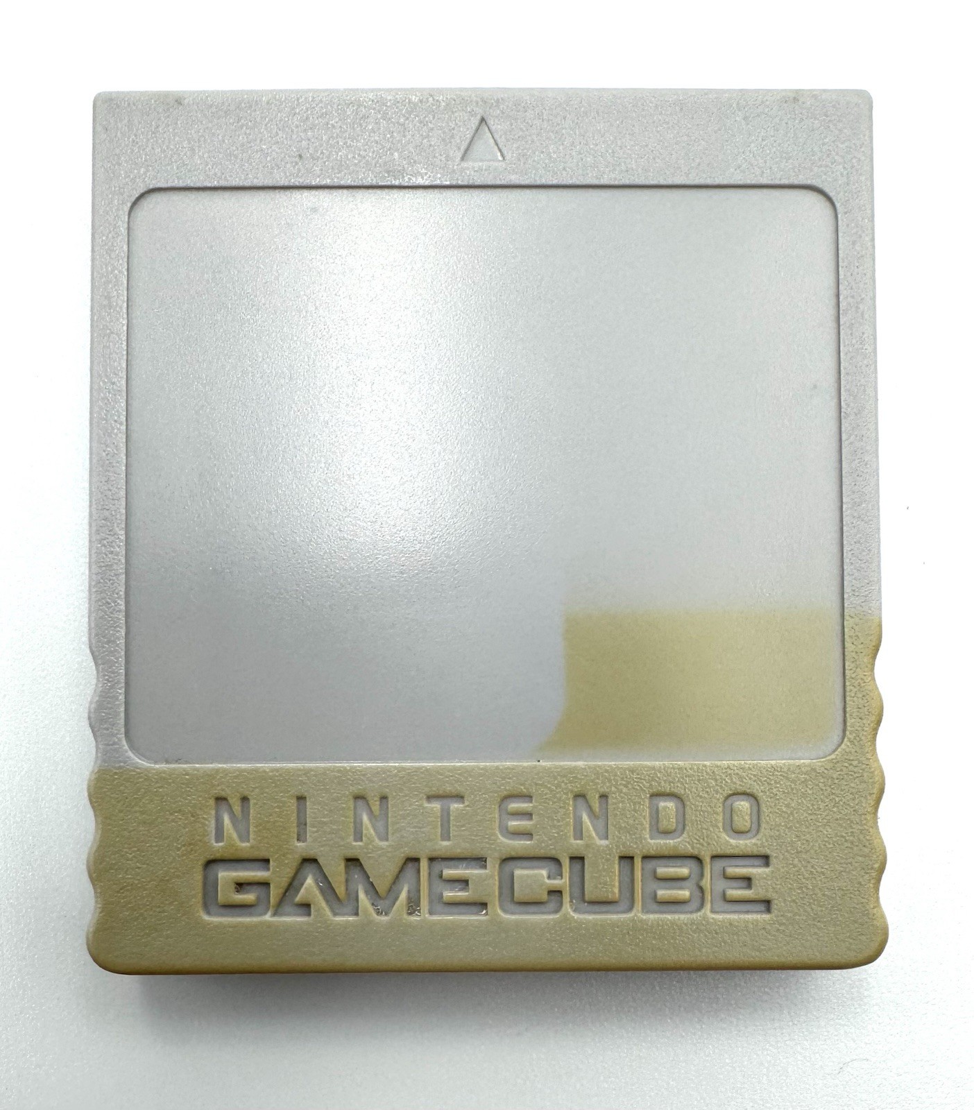 Nintendo Gamecube Memory Card Official DOL-008 Genuine Grey OEM - Tested Works