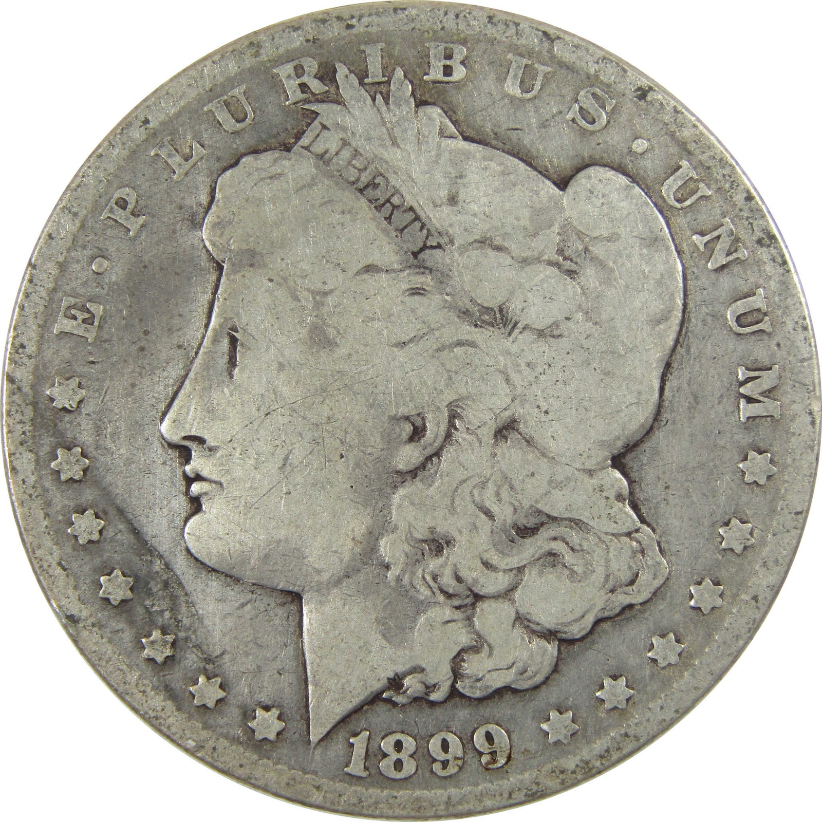 1899 O Micro O Morgan Silver Dollar VG Very Good Details SKU:CP487